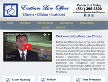 Tablet Screenshot of easthamlawoffices.com